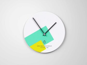 Circle-Wall-Clock-Mockup